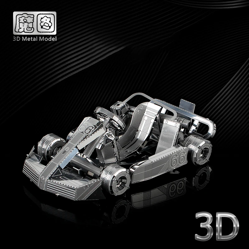 3D пазл наньюань Али-First картинг набор для сборки автомобиля металлическая модель