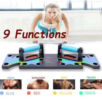 

9 in 1 Push Up Rack Board Unisex Comprehensive Exercise Push-up Stands Body Building Fitness Equipment for Home Gym Sports