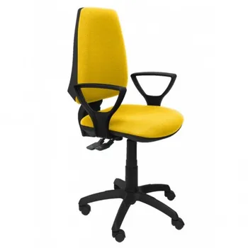 

14SBALI100BGOLF chair Elche S bali yellow fixed arms PIQUERAS and CRESPO