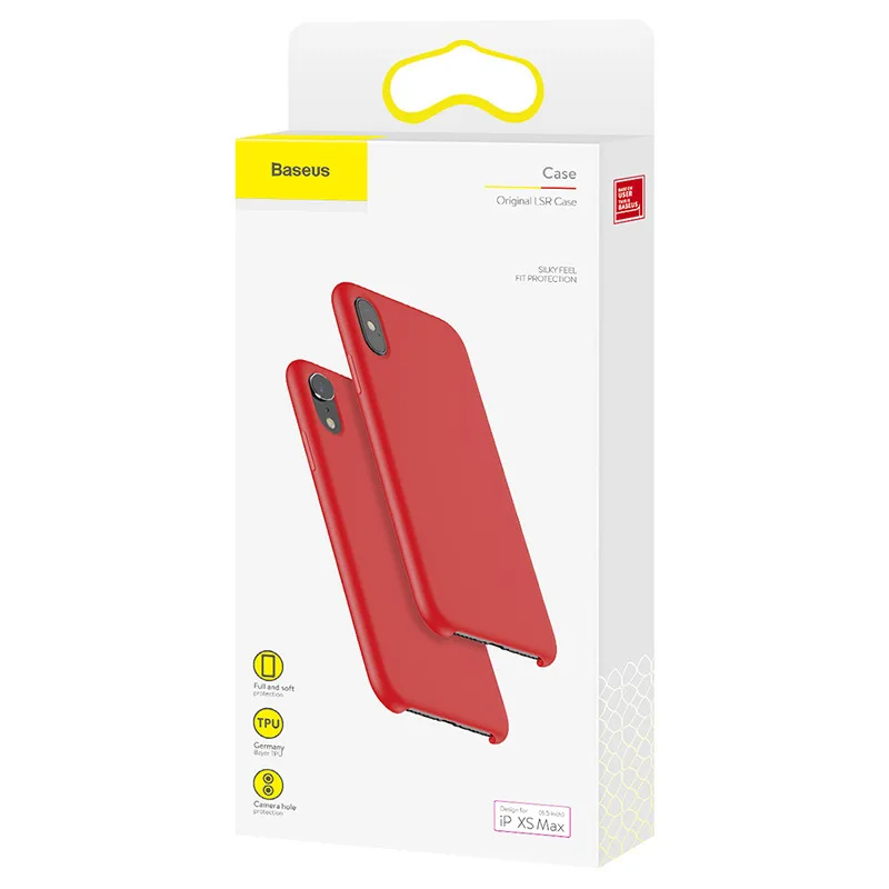 Чехол Baseus Original LSR Case For iP XS Max 6.5inch WIAPIPH65-ASL09(Красный