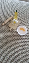 5 unids/set lindo Rolling Pin tazón de huevo aceite de oliva conjunto de accesorios para cocina 1:12 miniatura casa de muñecas
