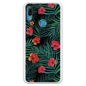 

Stand case costume drawing Flowers WP029 for Huawei Y6 2019