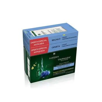 

Rene Furterer Triphasic Reactional 12 Ampoules + Shampoo 100ml