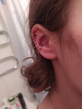 12 unids/set 2020 de oro de moda Color puños de oído hoja pendientes de Clip pendientes largos aretes pendientes para las mujeres los escaladores sin Piercing falso cartílago accesorios de aretes