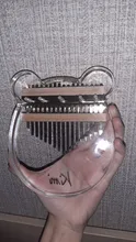 Stick Hammer Tuner Piano-Finger-Piano-Gift Kalimba-Case Thumb Acrylic Transparent 17-Key