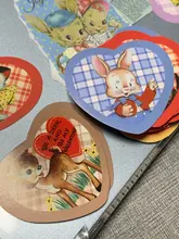 46 uds/1 lote Kawaii papelería pegatinas animales Retro diario móvil decorativo pegatinas Scrapbooking DIY pegatinas artesanales