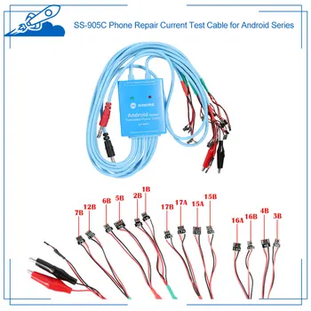 

Android Phone Repair Current Test Cable One Button Boot for Huawei MI Samsung OnePlus OPPO Anti-Burn Test Cable Power Supply