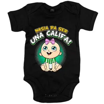 

Baby bodysuit born to be to Caliph Cordoba football
