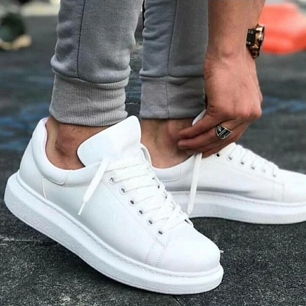 Кроссовки sneakers мужские. Chekich 257. белые кроссовки мужские. стильные кеды мужские. стильные белые кроссовки мужские.