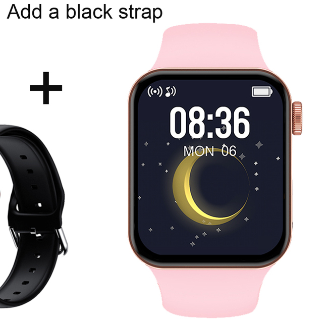 IWO Smartwatch Smart Watch Series 7 Double Button Heart Rate Monitor Dial Call Smart Watches Men Women For IOS Android