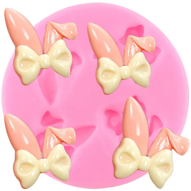 Stampo In Silicone Per Orecchie Di Coniglio Pasquale | Per Cioccolato, Torte E Cupcake - Foto 6