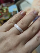 Anillo de cerámica con corte de Hermosa mano para mujer, joyería de calidad superior sin arañazos, 4mm, rosa claro, negro, blanco, nuevo