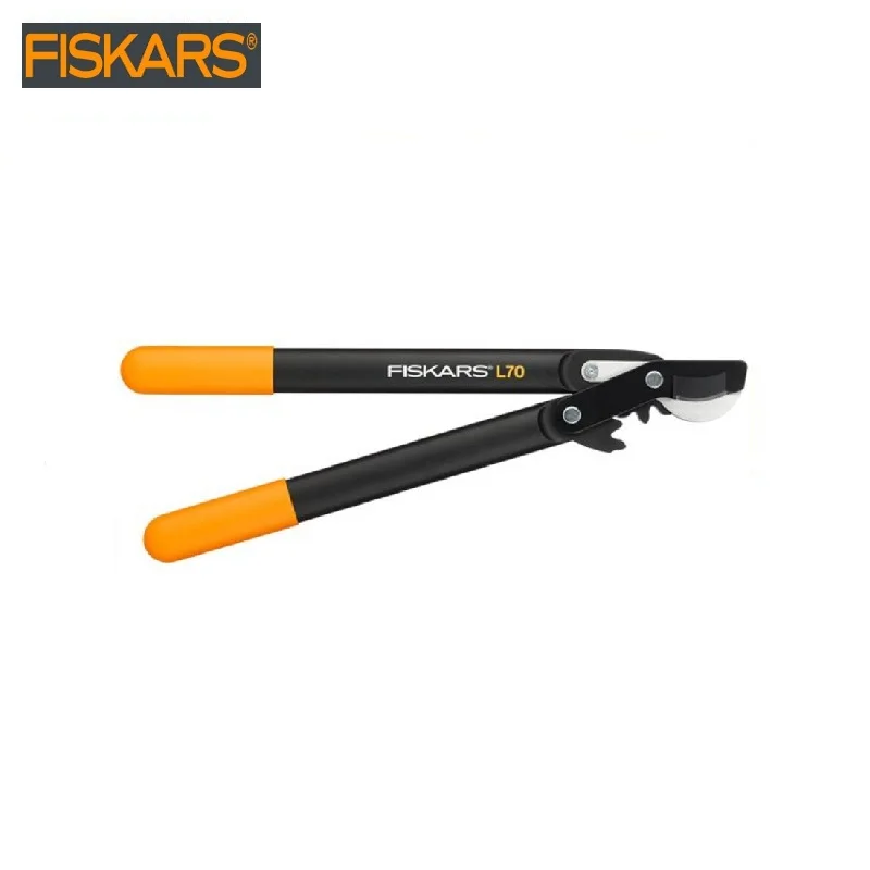 Малый плоскостной сучкорез Fiskars PowerGear™ с загнутыми лезвиями(S) L70(1002104