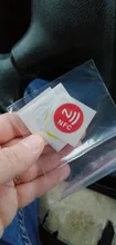 6 unids/lote NFC pegatinas etiquetas NFC213 Rfid etiqueta de la tarjeta de etiqueta de adhesivo etiquetas clave llaveros llavero muestra patrulla