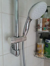 Soporte ajustable para cabezal de ducha, abrazadera deslizante para barra deslizante de baño, gran oferta