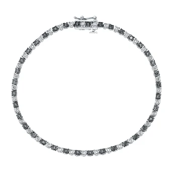 

Gold bracelet with black diamonds sunlight sample 585