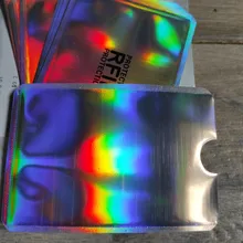 Anti Rfid de aluminio para hombre, billetera con bloqueo de lector, tarjetero para tarjetas bancarias, Banco de identificación, funda protectora de Metal para tarjetas de crédito, NFC, 6x9cm