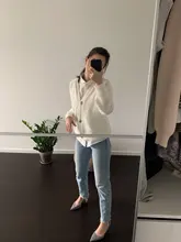 Cardigan Sweater Pull Black Green Women V-Neck GOPLUS for Oversized Vrouw Truien Femme