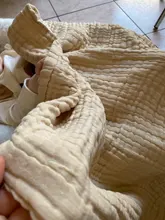 Manta de muselina de 6 capas para bebé, ropa de cama personalizada para recién nacido