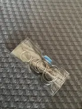 10 unids/lote 12mm 15mm 20mm 25mm 28mm agujero de acero inoxidable anillo de llave cadena chapado en rodio partido redonda llavero