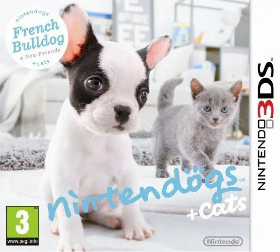 Game GS + cats: French Bulldog and new friends. Russian version (3DS) used b/Y | Электроника
