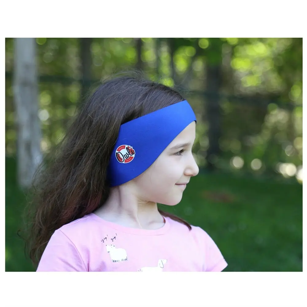 

Owli Ear Protector, For Babies, Pink Color, Waterproof, Neoprene Fabric, Double Sided Use, adjustable Size, Silicone Ear Plugs,