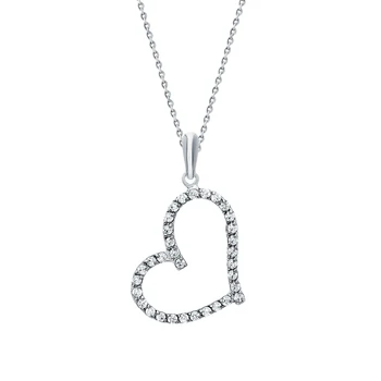 

Silver Pendant with cubic zirconia sunlight sample 925