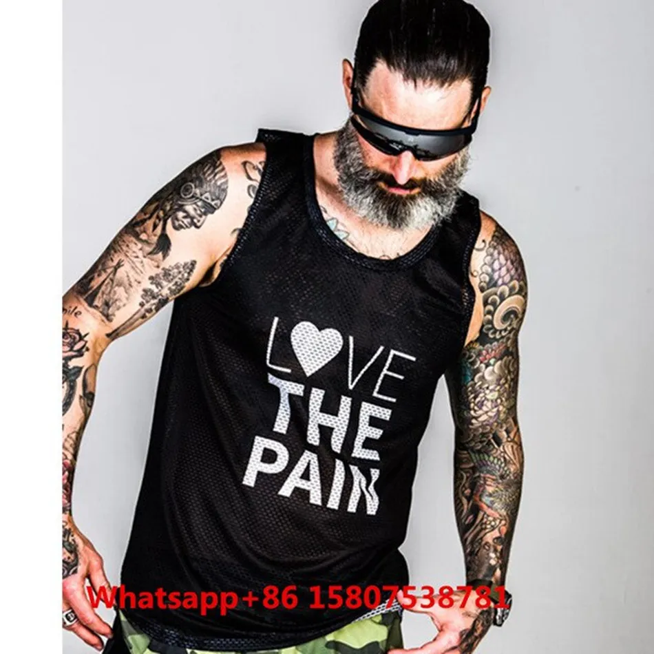 

LOVE THE PAIN usa Running clothes men's custom breathable quick dry Short sleeve Top Quality ciclismo cycling clothing racing