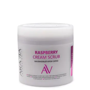 

Raspberry cream scrub raspberry cream scrub, 300 ml, aravia Laboratories