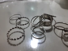 10 unids/set moda minimalista Punk Midi redondo anillo de conjunto para mujer Bohemia Vintage Metal dedo nudillo anillos de joyería