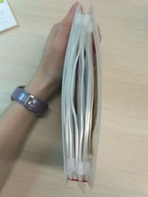 Archivador de fotos A5 A6, productos de almacenamiento, pegatinas de inserción, carpeta de folletos en espiral, 8 Uds., hojas internas, bolsa con cremallera