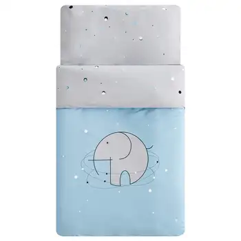 

Pekebaby Comforter covers removable Cradle (60x120 cm) + Protector covers removable 60/70/80 (43x185 cm) BLUEPHANT