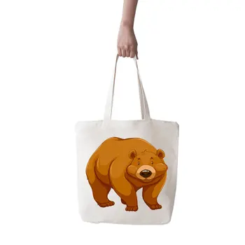 

Angemiel Bag Large Cute Bear Shopping Beach Tote Bag