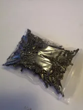 30 Uds NAIERDI ángulo de Metal soportes de esquina bronce dorado 40mm Notebook cubierta para los menús foto Marco de muebles decorativos Protector