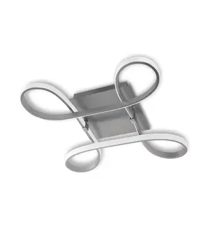 

Ceiling Lamp 4 Ties KNOT LED silver chrome