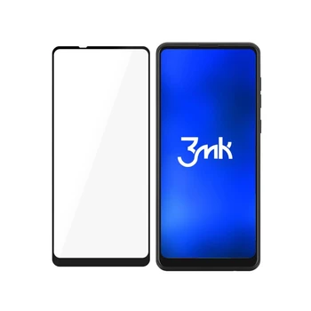 

3MK Protector compatible con Samsung Galaxy A21s Black HardGlass Max