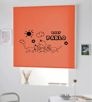 

Blind Iroa customizable infant/Baby Animals! ROLLER BLINDS TRANSLUCENT! (ORANGE 100X175)