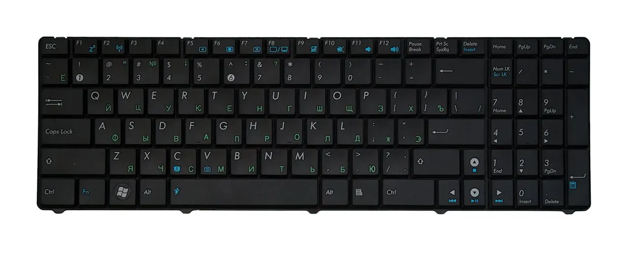 Клавиатура для ноутбука Asus K50 K51 K60 K61 K62 X5D X50 X51 X70 K70 K72 04GNV91KRU00-2 V090562BS1 |