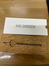 MR.GREEN-eliminador de cutículas, empujador de piel muerta, herramientas de manicura de decoración de uñas de acero inoxidable, limpiador de uñas