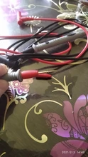 Cleqee P1502 2 uds multímetro sondas reemplazable agujas sonda Universal de prueba para multímetro Digital Cable de antena de Cable 1M