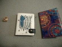 Anime Attaclk On Titan Wallet Wings of Liberty PU Short Coin Purse