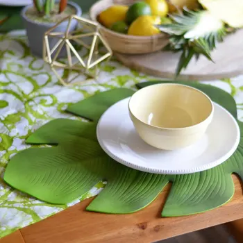 

Parham Tropical EVA Leaf Placemat for dining table