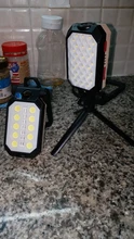 Portable LED Flashlight Power-Display Magnet-Design Camping Lantern Waterproof COB 