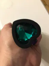 Juguetes sexuales de silicona con forma de corazón para hombres y mujeres, masajeador de próstata, tapón Anal, joya extraíble, decoración para pareja Gay