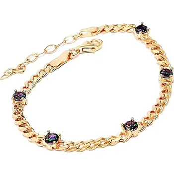 

Shop Mystic Topaz Gemstone Italian Taşarımı 925 Sterling Silver Bracelet
