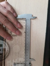 Calibrador Vernier de acero al carbono de 0-150mm, 6 , 0,02mm/0,05mm, escala láser de cuerpo grueso, herramienta de medición de forjado, herramientas de mano de construcción