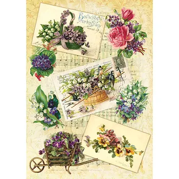 

Rice paper for Decoupage "" craft Premier "", A3, 25 g/m, "" garden flowers "" cp05479