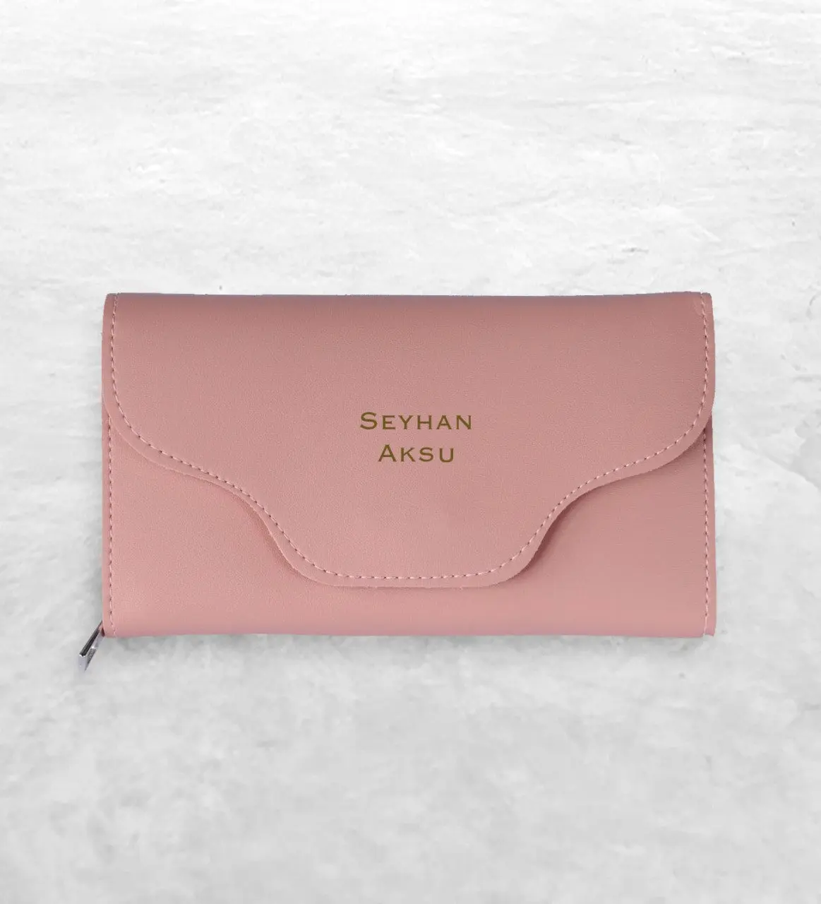 

Personalized Leather Powder Women 'S Wallets