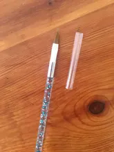 Pincel de Arte de uñas de cristal, herramienta de salón de manicura, esculpido de puntas, acrílico, UV, Gel Builder, pintura, punteado, 1 ud.