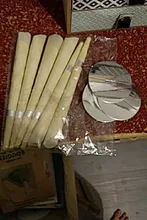 Velas de oídos para la eliminación de cera de los oídos, vela cónica de relajación Natural, propóleos, fragancia de terapia de Indiana, 10 Uds.